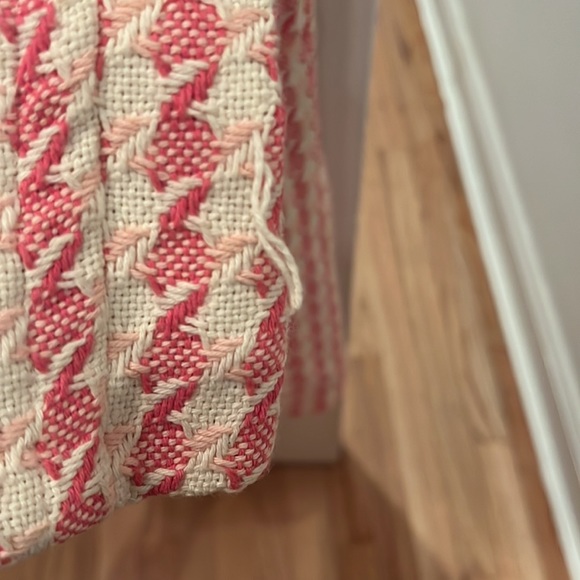 Banana Republic Pink Houndstooth coat size S - Picture 7 of 7